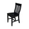 International Concepts Set of 2 Cafe Chairs, Black Seat, Wood Back, 36 W 20.67 in L 20.7 H, Wood Seat C46-61P - alternate 5